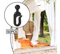 50 ganci scorrevoli per binari per tende, per zanzariere per la casa