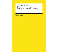 50 Gedichte des Sturm und Drang: 19663