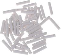 50 gomme bianche di ricambio per cancellare da disegno, 5 x 25 mm, adatte per scuola/ufficio, belle e attraenti gomme meccaniche per matite, gomme da cancellare, gomme
