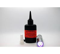 50 Gr Resina UV Luce per le Montaggio di Mosche + 12 LED Torcia UV
