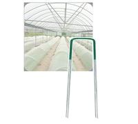 50 graffette Metalliche a Forma di U da 4 mm/0,16 Pollici - Chiodi in Tessuto barriera Contro Le Erbacce for tappeti erbosi di Tende da Giardino all'aperto(40x100mm/1.6x3.9in)