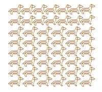 50 Graffette Per Bassotto, Graffette Metalliche Creative, Decorazione Bassotto, Graffette Segnalibro Cartone Animato, Graffette A Forma Di Animale