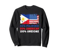 50% Half Filipino Half American 100% Awesome Philippines Felpa
