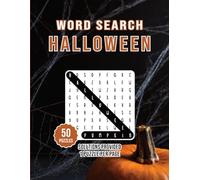 50 Halloween Word Search Puzzles - Spooky Fun - Solutions Included: Clean 8.5 × 11 Layout - 1 Puzzle Per Page - Large Print for Comfortable Solving