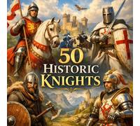 50 Historic Knights: Brave Warriors, Legendary Battles, and Famous Knights from History - A Kids Illustrated Book