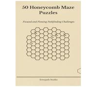 50 Honeycomb Maze Puzzles: Focused and Flowing Pathfinding Challenges
