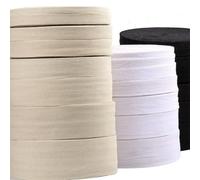 50 Iarde/Rotolo di Nastro di fettuccia di Cotone Twill sbieco 10/15/20/25/30/40/50 mm di Larghezza per Borse, Tessuti per la casa, Artigianato Fatto a Mano
