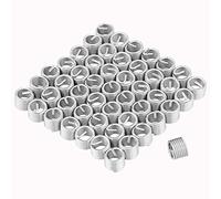 50 inserti filettati Helical in acciaio inox, filettatura M8 x 1,25 x 1,5D lunghezza