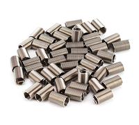 50 inserti filettati M8 x 1,25 x 3D, filettatura interna in filo di acciaio legato da 40 cr, fissaggio a viti elicoidali a spirale per guaine di riparazione