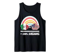 50% Italiano 50% Americano per Essere 100% Fantastico Italiano Americano Canotta