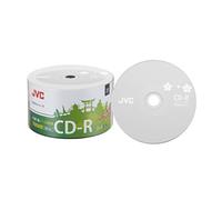 50 JVC 52 dischi CD CD-R bianchi di alta qualità, 52 x 700 MB 80 minuti