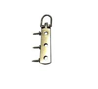 50 kg set di 4 Heavy Duty 3 foro da grucce con viti gancio anello a D gancio cornice da appendere