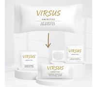 50 KIT CORTESIA 1 BUSTINA IGIENE INTIMA, 1 DOCCIA SHAMPOO, 1 SAPONETTA, 1 CUFFIA