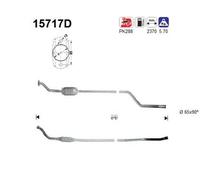 50 KW 68 CV CATALIZZATORE PER Citron Xsara Break N2 1.9 D