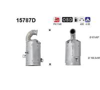 50 KW 68 CV CATALIZZATORE PER Peugeot 206+ 2L, 2M 1.4 HDi Eco 70