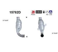 50 KW 68 CV CATALIZZATORE PER Peugeot 207 WA, WC 1.4 HDi