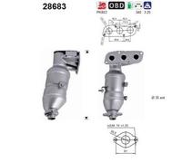 50 KW 68 CV CATALIZZATORE PER Toyota Aygo B1 1.0 GPL