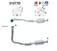 50 KW 68 CV CATALIZZATORE PER Vauxhall Astra MK III (F) Tre Vol T92 1.7 TD