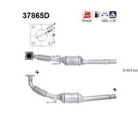 50 KW 68 CV CATALIZZATORE PER VW Bora 1J2 1.9 SDI