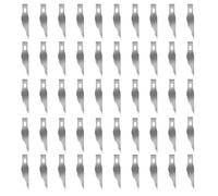 50 lame per coltelli da hobby e artigianato, 11 coltelli Exacto a punta fine, lame di ricambio di precisione, per arte fai da te, carta da parati, modelli, scrapbooking, stencil