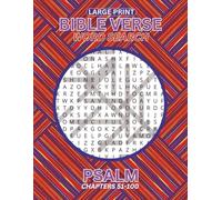 50 Large Print Bible Verse Word Search Puzzles - Psalm Chapters 51-100: Inspirational Word Find Book For Adults, Seniors And Teens