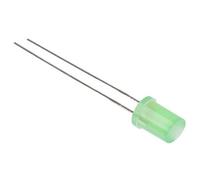 50 LED Switch Electronics 5mm Giallo Verde Concave Diffuso 6mcd 150° 2 pin