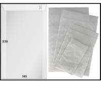 50 LINDNER 715 Sacchetti Di Pergamino 230x145mm + 20 Mm Di Patta