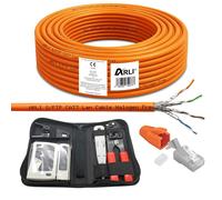 50 m cavo di rete Cat7 set di strumenti Rj45 10 x spina cavo Cat cavo ARLI ca...