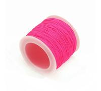 50 m/lotto 0,8 mm filo di nylon nodo cinese macramè braccialetto corda intrecciata fai da te nappe perline filo per tessitura filo-24