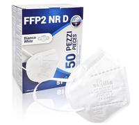 50 Mascherine FFP2 Made in Italy Certificate A 5 Strati Incartate Singolarmente
