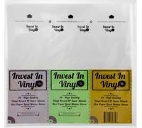 50 Master Riso Carta Anti Static LP Interno Maniche Disco IN Vinile 33 RPM 12 "