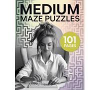 50 Medium Mazes Puzzle Book with Solutions for Kids and Adults: Challenging Maze Puzzles for Fun and Brain Boosting - 101 Pages of Entertainment!