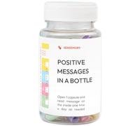 50 messaggi positivi in una bottiglia, regalo unico per alleviare lo stress e il benessere per uomini e donne, accessori da scrivania per meditazione e cura di sé, regali di Natale