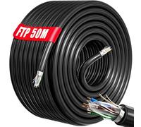 50 metri - Cavo Schermato Ethernet Cat6 da 50m Esterno interno impermeabile