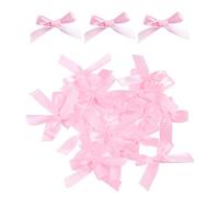 50 Mini Fiocchi Rosa da 4 cm - Decorazioni Carine per Artigianato Fai Da Te, Regalo e Altro