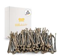 50 Mini mollette per capelli Bobby Pins Beige per capelli biondi 3,4 cm in Bianco Box di capelli Aller Loving
