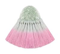 50 mini nappe in seta per artigianato fai da te, segnalibri, graziose perline in resina, orecchini per ragazze, portachiavi, laurea, piccole chiavi, nastro lungo da cucire, tende, decorazione per
