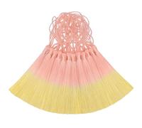 50 mini nappe in seta per artigianato fai da te segnalibro carino creazione di gioielli perline in resina, orecchini per ragazze, portachiavi, laurea, piccole chiavi, nastro lungo da cucire, tende,