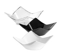 50 Mini Piattini monoporzioni aperitivo finger food Fiore Domino 6x6 cm