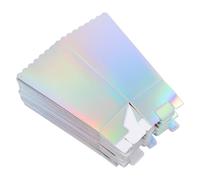 50 mini sacchetti per popcorn in carta olografica iridescente - piccole scatole