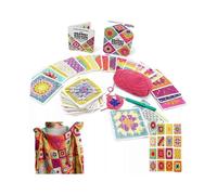 50 Mix & Match Designs The Granny Square Card Deck,Granny Square Crochet Book
