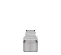 50 ml bottiglia in alluminio, metallo, argento, bocca: DIN 32