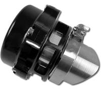 50 mm Pop Blow Off v-band turbo colore nero