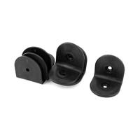 50 MMX50 MM plastica l a forma di angolo retto angolo brace staffe 8 pz