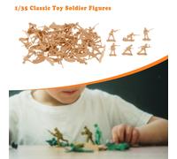 50 modelli di soldati in scala 1:35 per decorazioni per case delle bambole,
