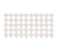 50 mollette laterali a forma di rombo leganti decorativi, strumenti da ufficio compatti per l'organizzazione dei documenti, accessori da regalo, leganti decorativi di carta