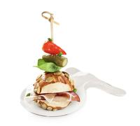 50 Monoporzioni piattini finger food Shelly trasparenti