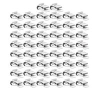 50 morsetti a filo per pannello solare, morsetto per cavo in acciaio inox, organizzatori di fissaggio del cavo solare, facile installazione, morsetti a filo