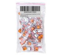 50 morsetti di collegamento 221-412 a 2 fili con leva forma piccola 0,2-4 mm