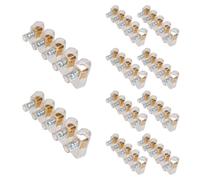 50 Morsetti Elettrici Unipolari A Cappuccio Trasparenti 10 mm², 10 Stecche da 5 Morsetti, Sezione 10 mmq, Connettori per Cablaggi Domestici e Professionali
